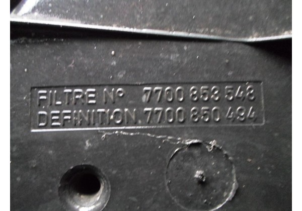 корпус повітряного фільтра Рено 19 , 7700853548 , 7700850494